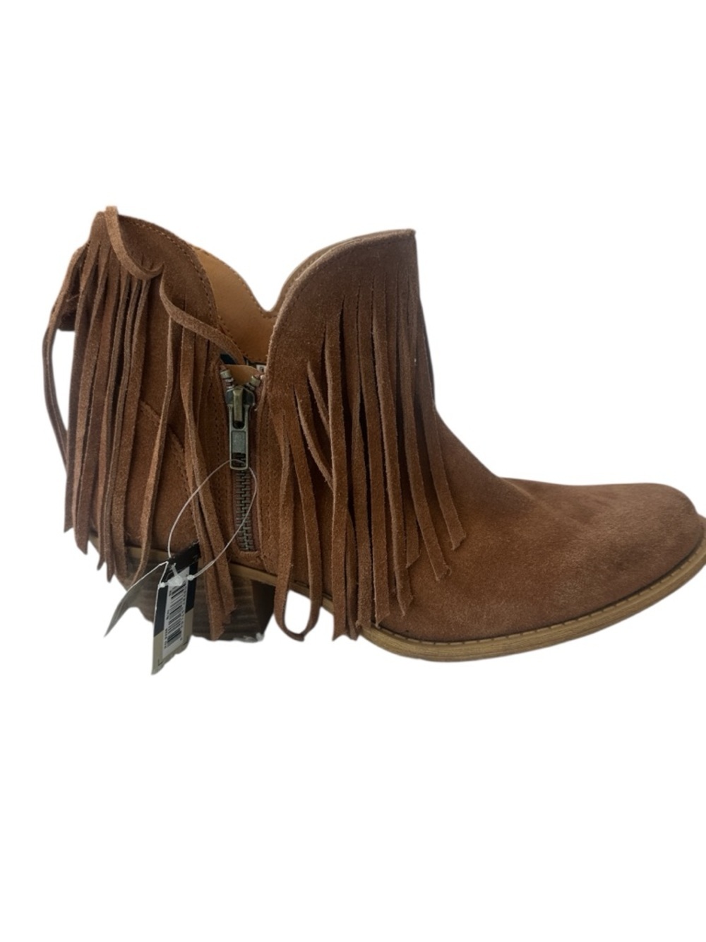NWT Dingo Jerico Suede Western Fringe Bootie